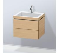 Duravit L-Cube mobile con lavabo Vero Air, 2 scomparti estraibili, LC6926O3030, L-Cube; Vero Air [Mobili da Bagno > Mobili con Lavabo Integrato]