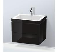 Duravit L-Cube mobile con lavabo Vero Air, 2 scomparti estraibili, LC6926O4040, L-Cube; Vero Air [Mobili da Bagno > Mobili con Lavabo Integrato]