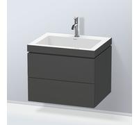 Duravit L-Cube mobile con lavabo Vero Air, 2 scomparti estraibili, LC6926O4949, L-Cube; Vero Air [Mobili da Bagno > Mobili con Lavabo Integrato]