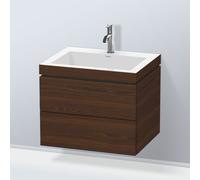 Duravit L-Cube mobile con lavabo Vero Air, 2 scomparti estraibili, LC6926O6969, L-Cube; Vero Air [Mobili da Bagno > Mobili con Lavabo Integrato]