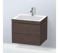 Duravit L-Cube mobile con lavabo Vero Air, 2 scomparti estraibili, LC6926O7272, L-Cube; Vero Air [Mobili da Bagno > Mobili con Lavabo Integrato]
