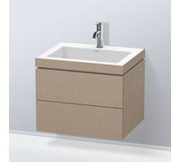 Duravit L-Cube mobile con lavabo Vero Air, 2 scomparti estraibili, LC6926O7575, L-Cube; Vero Air [Mobili da Bagno > Mobili con Lavabo Integrato]