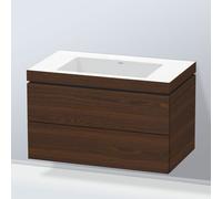Duravit L-Cube mobile con lavabo Vero Air, 2 scomparti estraibili, LC6927N6969, L-Cube; Vero Air [Mobili da Bagno > Mobili con Lavabo Integrato]