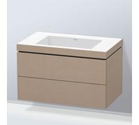 Duravit L-Cube mobile con lavabo Vero Air, 2 scomparti estraibili, LC6927N7575, L-Cube; Vero Air [Mobili da Bagno > Mobili con Lavabo Integrato]