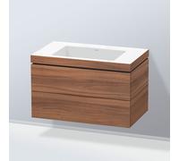 Duravit L-Cube mobile con lavabo Vero Air, 2 scomparti estraibili, LC6927N7979, L-Cube; Vero Air [Mobili da Bagno > Mobili con Lavabo Integrato]