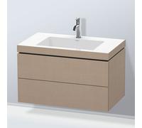 Duravit L-Cube mobile con lavabo Vero Air, 2 scomparti estraibili, LC6927O7575, L-Cube; Vero Air [Mobili da Bagno > Mobili con Lavabo Integrato]