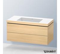 Duravit L-Cube mobile con lavabo Vero Air, 2 scomparti estraibili, LC6928N7171, L-Cube; Vero Air [Mobili da Bagno > Mobili con Lavabo Integrato]