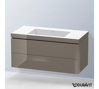 Duravit L-Cube mobile con lavabo Vero Air, 2 scomparti estraibili, LC6928N8989, L-Cube; Vero Air [Mobili da Bagno > Mobili con Lavabo Integrato]
