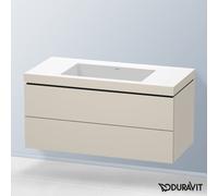 Duravit L-Cube mobile con lavabo Vero Air, 2 scomparti estraibili, LC6928N9191, L-Cube; Vero Air [Mobili da Bagno > Mobili con Lavabo Integrato]