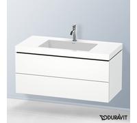Duravit L-Cube mobile con lavabo Vero Air, 2 scomparti estraibili, LC6928O1818, L-Cube; Vero Air [Mobili da Bagno > Mobili con Lavabo Integrato]