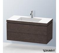 Duravit L-Cube mobile con lavabo Vero Air, 2 scomparti estraibili, LC6928O7272, L-Cube; Vero Air [Mobili da Bagno > Mobili con Lavabo Integrato]