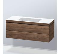 Duravit L-Cube mobile con lavabo Vero Air, 2 scomparti estraibili, LC6929N2121, L-Cube; Vero Air [Mobili da Bagno > Mobili con Lavabo Integrato]