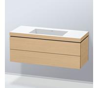 Duravit L-Cube mobile con lavabo Vero Air, 2 scomparti estraibili, LC6929N3030, L-Cube; Vero Air [Mobili da Bagno > Mobili con Lavabo Integrato]