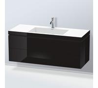 Duravit L-Cube mobile con lavabo Vero Air, 2 scomparti estraibili, LC6929O4040, L-Cube; Vero Air [Mobili da Bagno > Mobili con Lavabo Integrato]