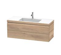 Duravit L-Cube mobile con lavabo Vero Air, 2 scomparti estraibili, LC6929O5555, L-Cube; Vero Air [Mobili da Bagno > Mobili con Lavabo Integrato]