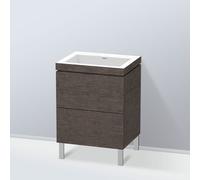 Duravit L-Cube mobile con lavabo Vero Air, 2 scomparti estraibili, LC6936N7272, L-Cube; Vero Air [Mobili da Bagno > Mobili con Lavabo Integrato]