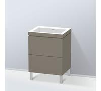 Duravit L-Cube mobile con lavabo Vero Air, 2 scomparti estraibili, LC6936N9090, L-Cube; Vero Air [Mobili da Bagno > Mobili con Lavabo Integrato]