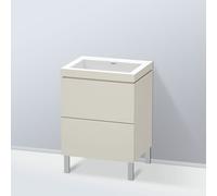 Duravit L-Cube mobile con lavabo Vero Air, 2 scomparti estraibili, LC6936N9191, L-Cube; Vero Air [Mobili da Bagno > Mobili con Lavabo Integrato]
