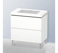 Duravit L-Cube mobile con lavabo Vero Air, 2 scomparti estraibili, LC6937N8484, L-Cube; Vero Air [Mobili da Bagno > Mobili con Lavabo Integrato]