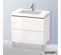 Duravit L-Cube mobile con lavabo Vero Air, 2 scomparti estraibili, LC6937O8585, L-Cube; Vero Air [Mobili da Bagno > Mobili con Lavabo Integrato]