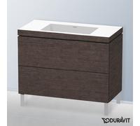 Duravit L-Cube mobile con lavabo Vero Air, 2 scomparti estraibili, LC6938N7272, L-Cube; Vero Air [Mobili da Bagno > Mobili con Lavabo Integrato]