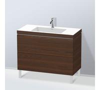 Duravit L-Cube mobile con lavabo Vero Air, 2 scomparti estraibili, LC6938O6969, L-Cube; Vero Air [Mobili da Bagno > Mobili con Lavabo Integrato]