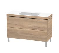 Duravit L-Cube mobile con lavabo Vero Air, 2 scomparti estraibili, LC6939N5555, L-Cube; Vero Air [Mobili da Bagno > Mobili con Lavabo Integrato]