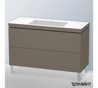 Duravit L-Cube mobile con lavabo Vero Air, 2 scomparti estraibili, LC6939N9090, L-Cube; Vero Air [Mobili da Bagno > Mobili con Lavabo Integrato]