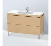 Duravit L-Cube mobile con lavabo Vero Air, 2 scomparti estraibili, LC6939O3030, L-Cube; Vero Air [Mobili da Bagno > Mobili con Lavabo Integrato]