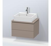 Duravit L-Cube mobile per top, 2 scomparti estraibili, LC580504343, L-Cube [Mobili da Bagno > Mobili Lavabo]