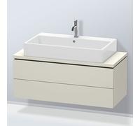 Meuble sous-lavabo Duravit L-Cube pour console, Compact, suspendu, 2 tiroirs, 1020x400x477mm, LC580909191, LC580909191, Colorazione: Taupe Matt DÃ©cor