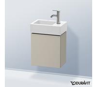 Duravit L-Cube Meuble sous-lavabo suspendu, 1 porte, charnière à gauche, 364x400x241mm, LC6293L9191, LC6293L9191, Colorazione: Taupe Matt DÃ©cor