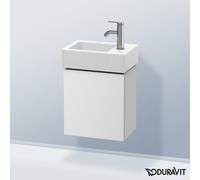 Duravit Meuble sous-lavabo L-Cube 36,4 x 24,1 cm, 1 porte, pour Vero Air 072438, LC6293R1818, LC6293R1818, Colorazione: Bianco opaco Decor bianco opaco