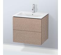 Duravit L-Cube mobile sottolavabo, 2 scomparti estraibili, LC624001111, [Mobili da Bagno > Mobili Lavabo]