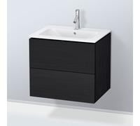 Duravit L-Cube mobile sottolavabo, 2 scomparti estraibili, LC624001616, L-Cube [Mobili da Bagno > Mobili Sottolavabo]