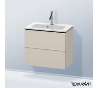 Duravit L-Cube mobile sottolavabo, 2 scomparti estraibili, LC625609191, L-Cube [Mobili da Bagno > Mobili Lavabo]
