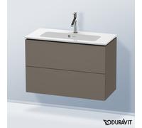 Duravit L-Cube mobile sottolavabo, 2 scomparti estraibili, LC625709090, L-Cube [Mobili da Bagno > Mobili Lavabo]
