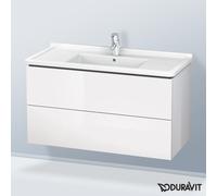 Duravit L-Cube mobile sottolavabo, 2 scomparti estraibili, LC626602222, L-Cube [Mobili da Bagno > Mobili Sottolavabo]