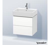Duravit L-Cube mobile sottolavabo, 2 scomparti estraibili, LC627501818, L-Cube [Mobili da Bagno > Mobili Lavabo]