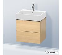 Duravit L-Cube mobile sottolavabo, 2 scomparti estraibili, LC627507171, L-Cube [Mobili da Bagno > Mobili Lavabo]