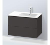 Duravit L-Cube mobile sottolavabo, 2 scomparti estraibili, LC629208080, L-Cube [Mobili da Bagno > Mobili Lavabo]