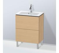 Duravit L-Cube mobile sottolavabo, 2 scomparti estraibili, LC667303030, L-Cube [Mobili da Bagno > Mobili Lavabo]