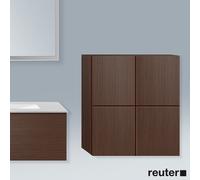 Duravit L-Cube armoires mi-hautes, 2 portes, 700x243x800mm, LC116706969, LC116706969, Colorazione: Noce spazzolato Impiallacciatura in vero legno