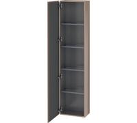 Duravit L-Cube Tall largeur de caisson 400mm profondeur 243mm, 1 porte, charnières à gauche, LC1170L8686, LC1170L8686, Colorazione: Laccato lucido Cappuccino