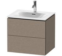 Duravit L-Cube Vanity unit à accrochage mural LC6305, 620x481 mm, 2 tiroirs, pour Viu 234463, LC630501111, LC630501111, Colorazione: quercia cashmere impiallacciato in vero legno