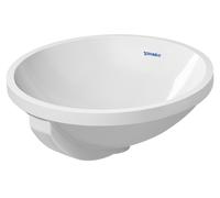 Lavabo da incasso Duravit Architec 40cm, installazione dal basso, con troppopieno - 0468400000
