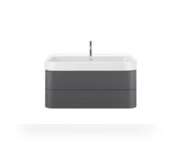 Duravit lavabo pour meuble Happy D.2 100cm avec trop-plein, avec plage pour robinetterie, 1 trou pour robinetterie, 2318100000, 2318100000, Colorazione: Bianco