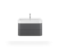 Duravit lavabo pour meuble Happy D.2 80cm avec trop-plein, avec plage pour robinetterie, 1 trou pour robinetterie, 2318800000, 2318800000, Colorazione: Bianco