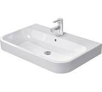 Duravit lavabo pour meuble Happy D.2 80cm, poli, avec trop-plein, 1 trou pour robinetterie, avec plage pour robinetterie,, 2318800027, 2318800027, Colorazione: Bianco