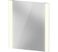 Duravit lumière et miroirs Better Miroirs avec éclairage LED, interrupteur à capteur, champs lumineux latéraux, hauteur 700mm, blanc mat, LM7875000000000, LM7875000000000, Lunghezza: 600 mm